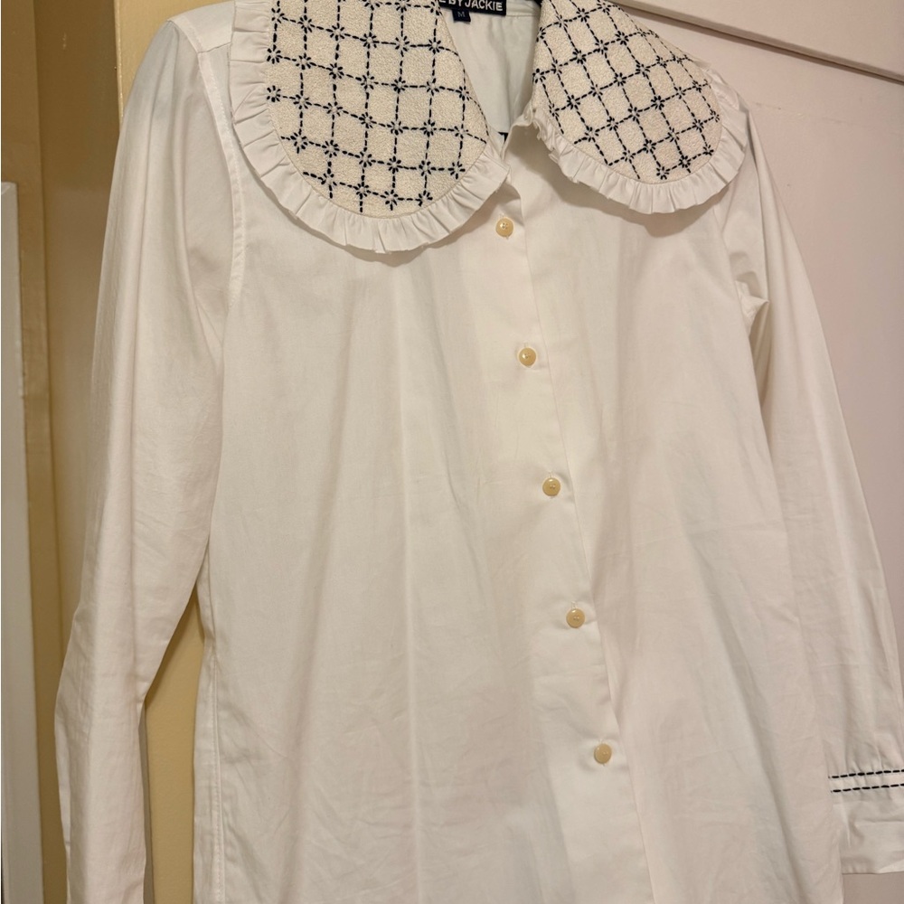 Jupe by Jackie collared shirt